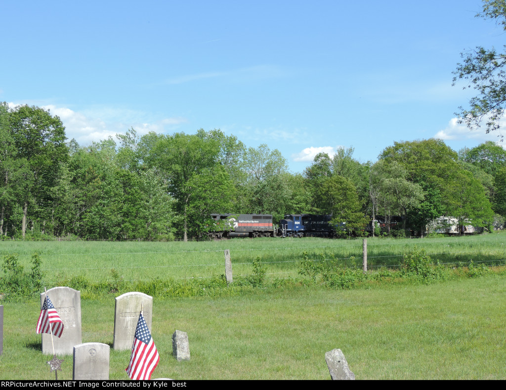 PORU through the cemetery 